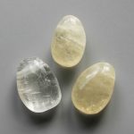 Yellow Calcite Tumble Pendant With Cross Hole 2.5mm 0.8-1.2 inch (2.2-3cm) A/B