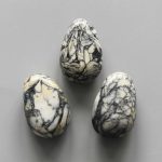 Pinolith Tumble Pendant With Cross Hole 2.5mm 0.8-1.2 inch (2.2-3cm) A/B