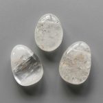 Crystal Tumble Pendant With Cross Hole 2.5mm 0.8-1.2 inch (2.2-3cm) A/B