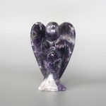 Amethyst Dog Teeth Simple Angel #2 3 inch (7.5cm) A