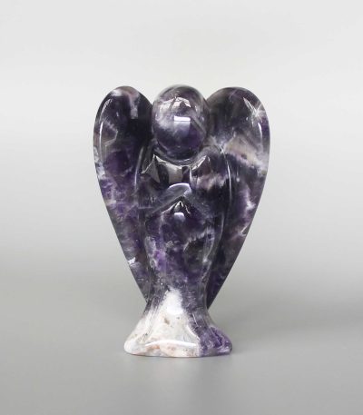 Amethyst Dog Teeth Simple Angel #2 3 inch (7.5cm) A