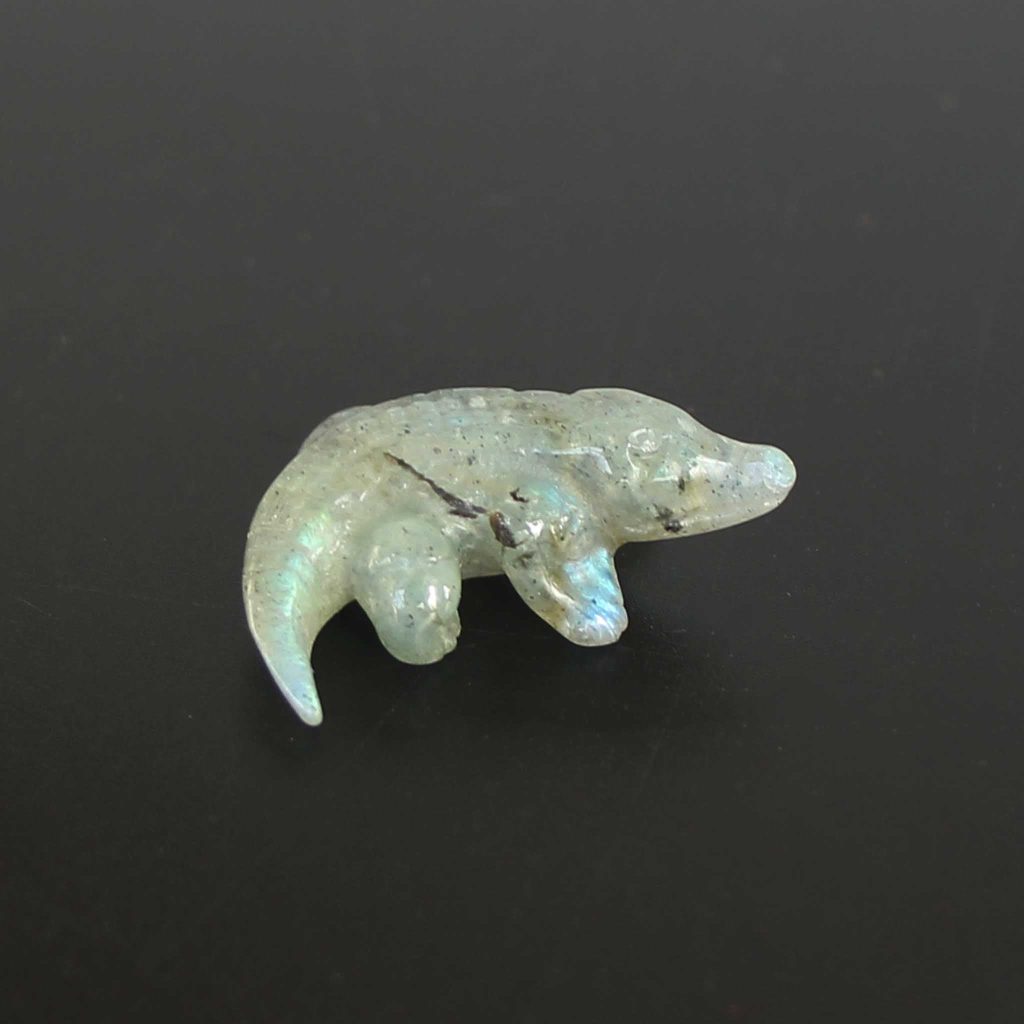 Labradorite Crocodile 1.5inch (4cm) A