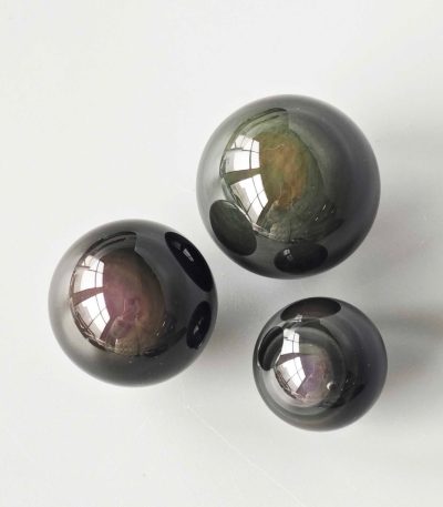 Rainbow Obsidian Sphere 0.6-1.4 inch (1.5-3.5cm) A/A+