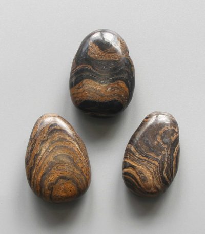 Stromatolite Tumble Pendant With Cross Hole 2.5mm 0.8-1.2 inch (2.2-3cm) A