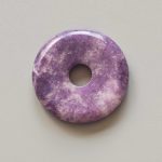 Lepidolite Ch Donut 1.4 inch (0.6 x 3.5cm) A/A+