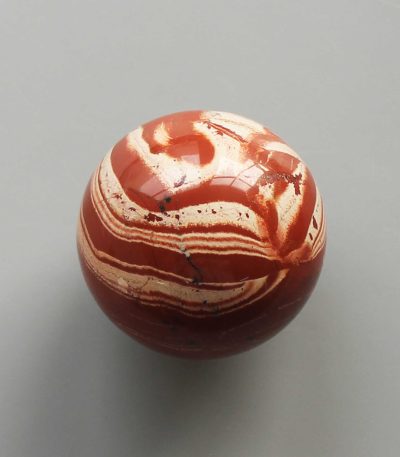 Red Banded Jasper Sphere 2.8 inch (7cm) A