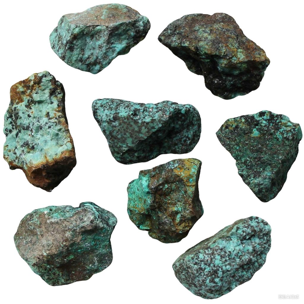 Turquoise Africa Rough 30/50mm A/B
