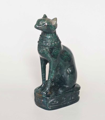 Moss Agate Egyptian Mau 4 inch(10cm) A