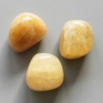 Yellow Fluorite Tumble Stone 1 inch (2-3cm) B