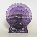 Violet Fluorite Peacock 20/25x85/95x100/110mm A+/AA
