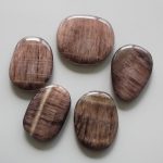 Smoky Fluorite Smooth Stone 1.6 inch (0.8-1 x 3.5-4.5cm) A/B