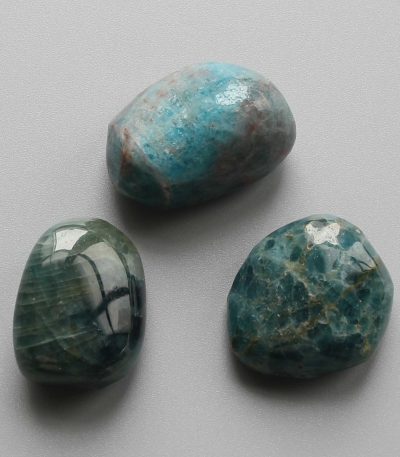 Blue Apatite Tumble Stone 1 inch (2-3cm) B
