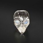 Crystal ET Head P #2 w/Labradorite Eyes 2 inch( 5cm) A+
