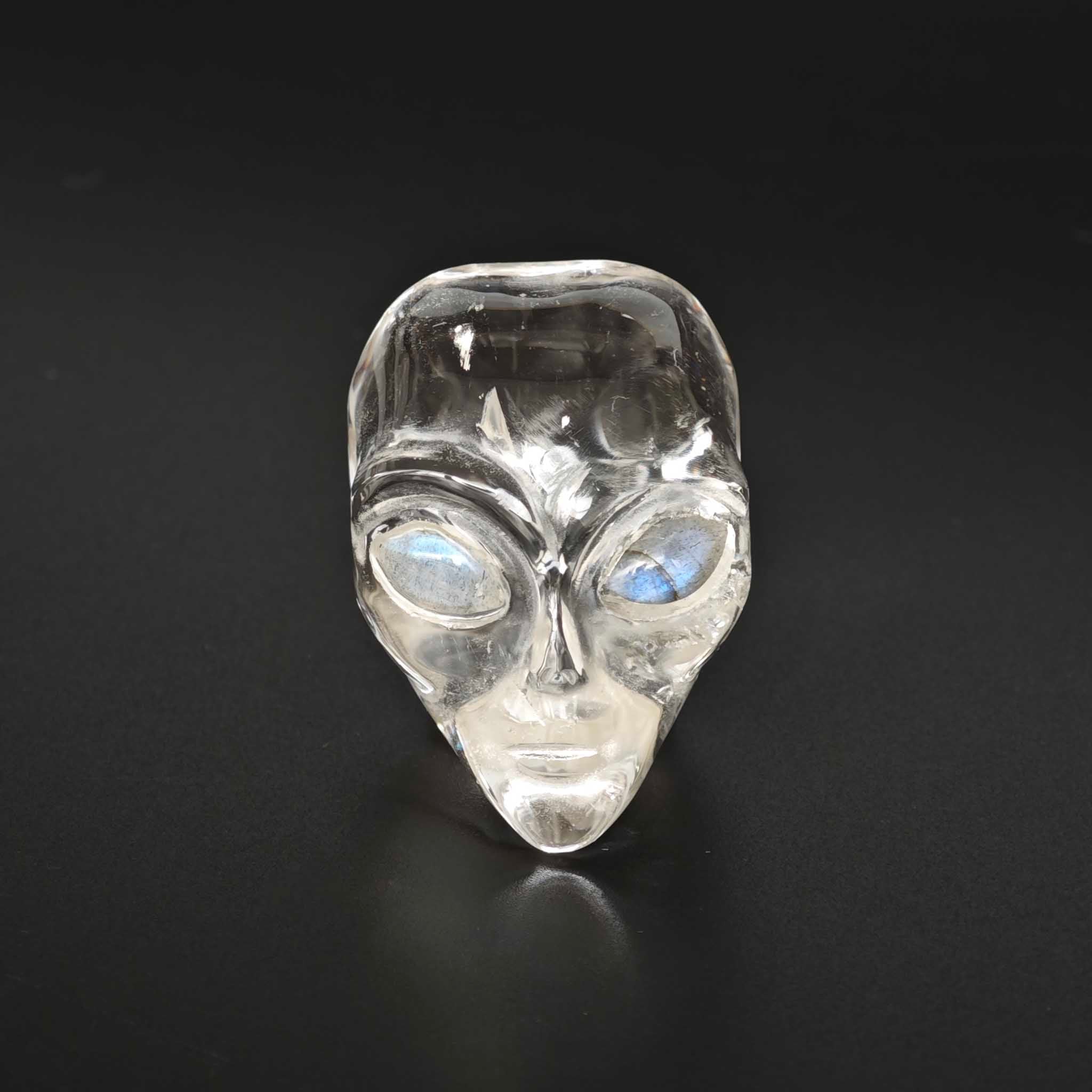 6b9af4cdb456e6c6c7b8429abda7045d Crystal ET Head P #2 w/Labradorite Eyes 2 inch( 5cm) A+