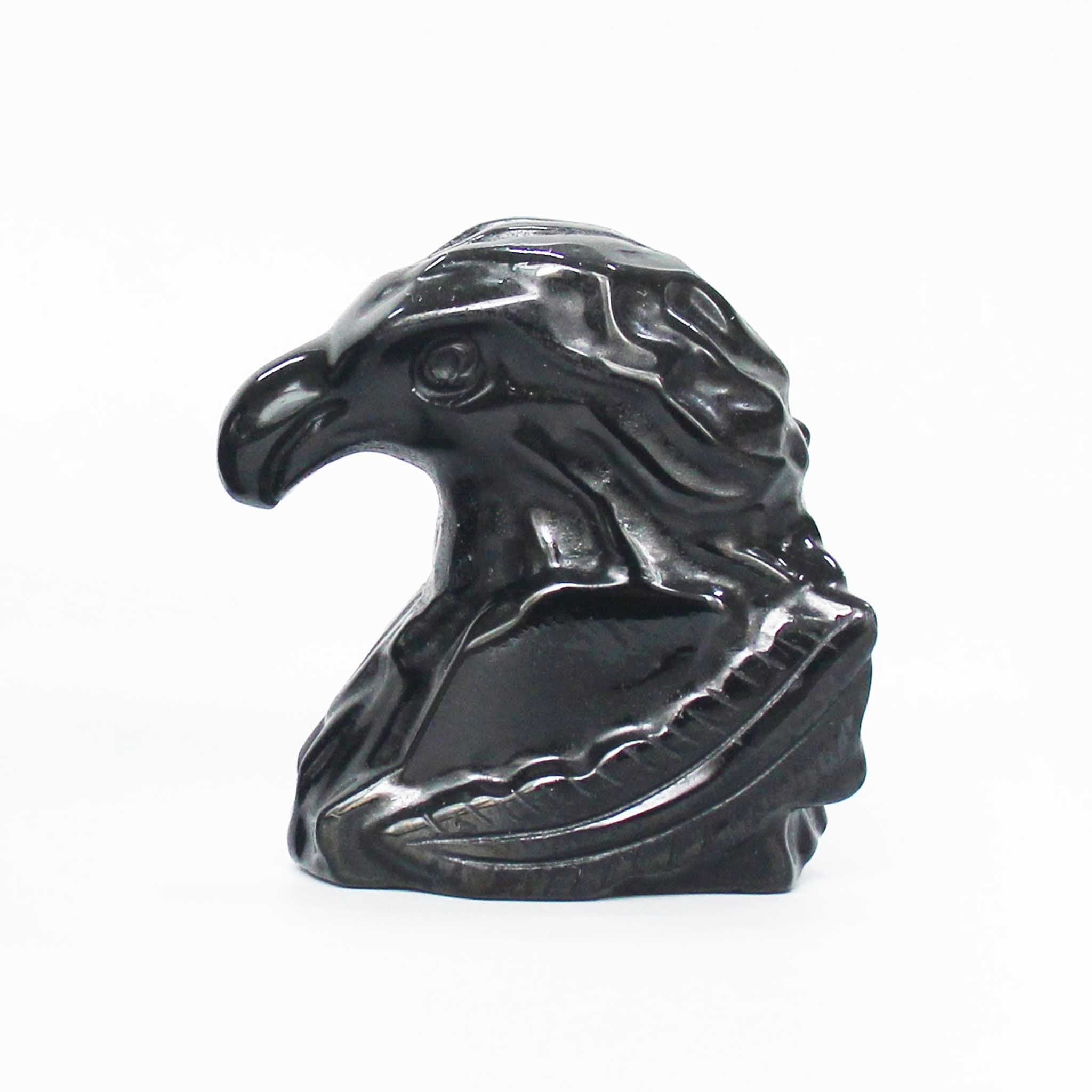 6e6fba36bbff00fbb773f511b4e2ad4a Black Obsidian Eagle Head 3.2 inch 8cm A