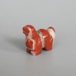 Red Rainbow Jasper Simple Dinosaur 1.5inch (4cm) A