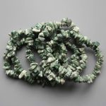 China Jade Green Spot Chips Bracelet 4/8mm A/A-