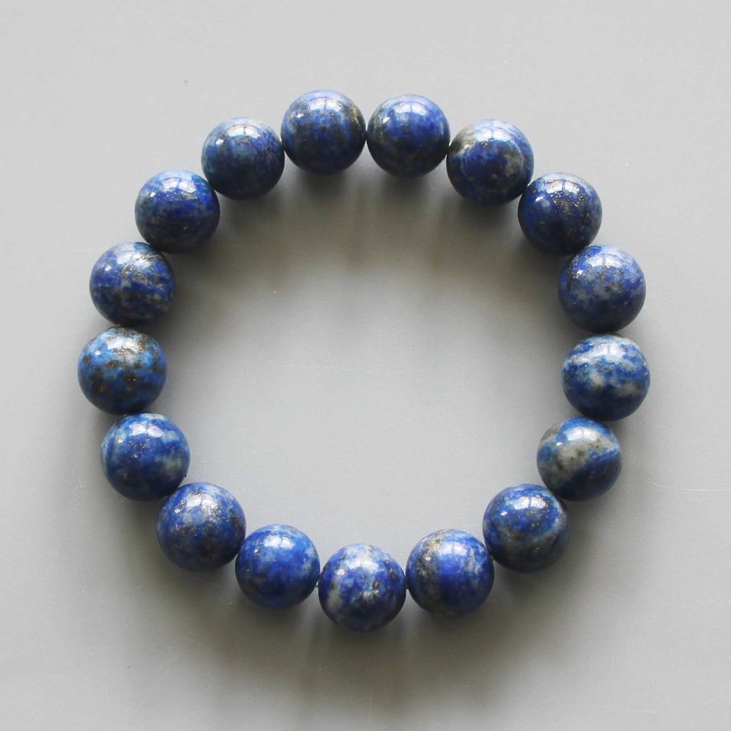 Lapis Lazuli Round Bracelet 18cm 12mm A