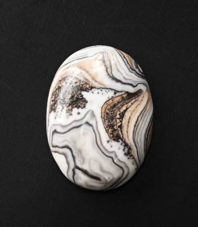 Banded Zebra Jasper Soap stone 2.8 inch (2 x 5 x 7cm) A/A+
