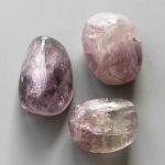 Green Purple Grey With Stripe Fluorite Tumble Stone 1 inch (2-3cm) A/B