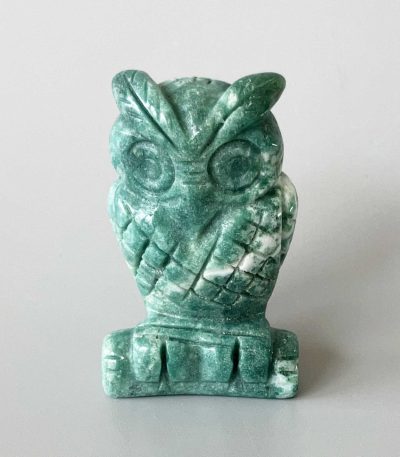 Fancy Agate Owl P 2inch (5cm) A/B