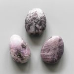 Lepidolite Af Tumble Pendant With Cross Hole 2.5mm 0.8-1.2 inch (2.2-3cm) A/B