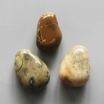 Rhyolite Tumble Pendant With Cross Hole 2.5mm 0.8-1.2 inch (2.2-3cm) A/B