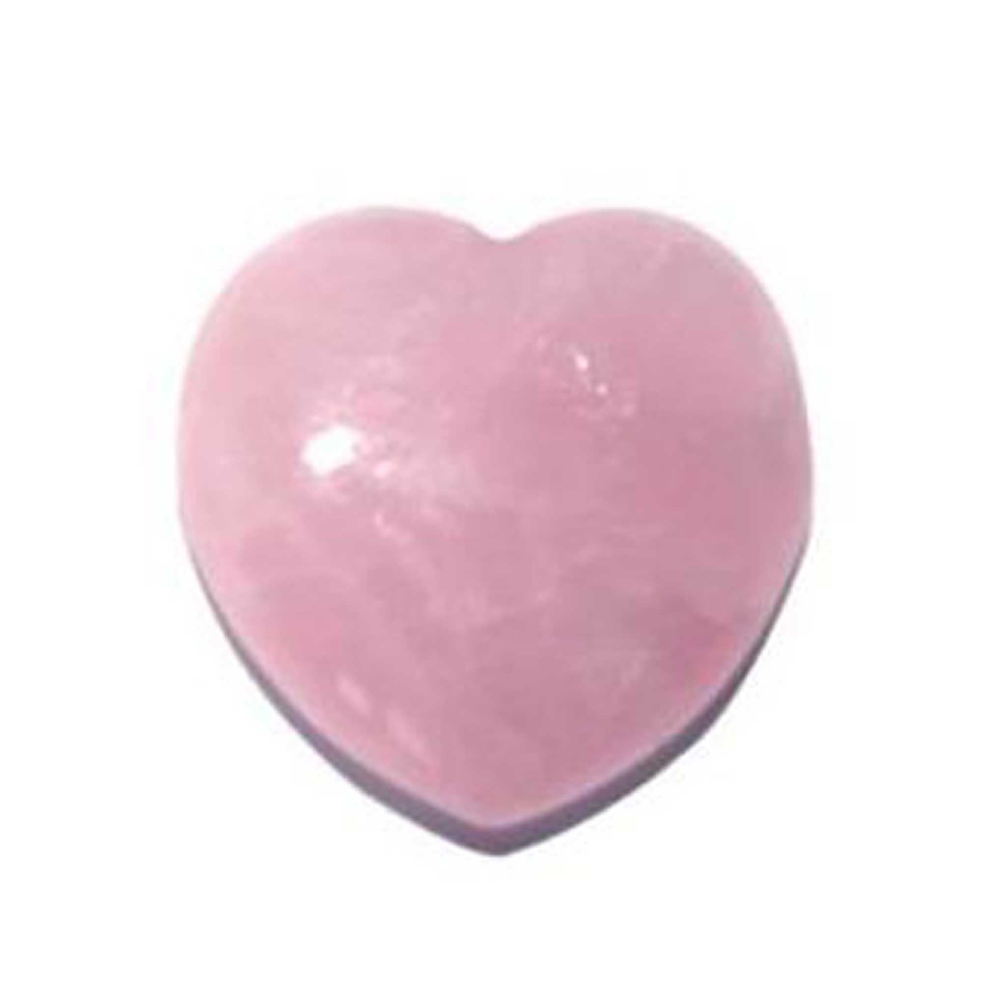 885ca5d7fc2ea367ee6726e8b69253e3 Rose Quartz Heart 1.6 inch (1.3 x 4 x 4cm) A/A+