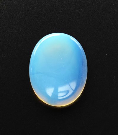 Opalite Oval Shape Thumb Stone 2 inch (0.9 x 3.9 x 4-5cm) A/A+