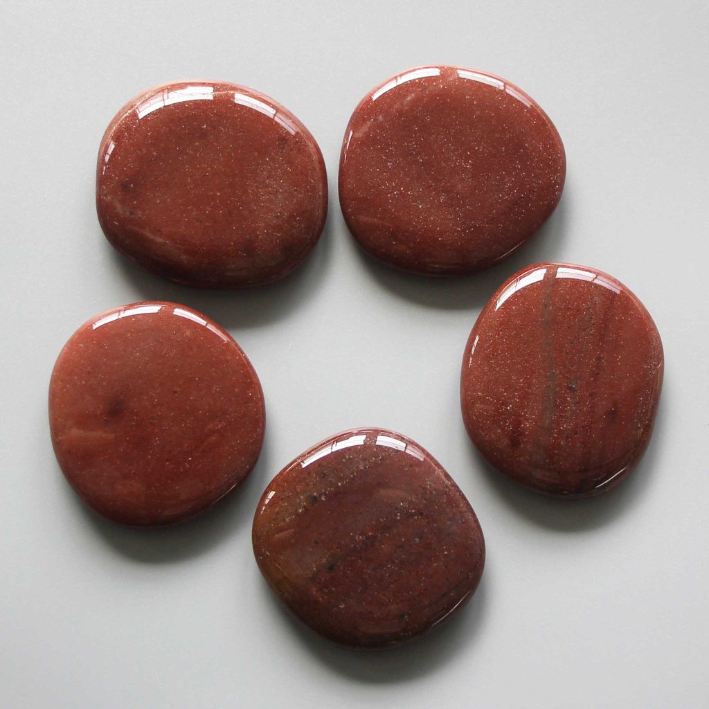 Purple Aventurine Smooth Stone 1.6 inch (0.8-1 x 3.5-4.5cm) A