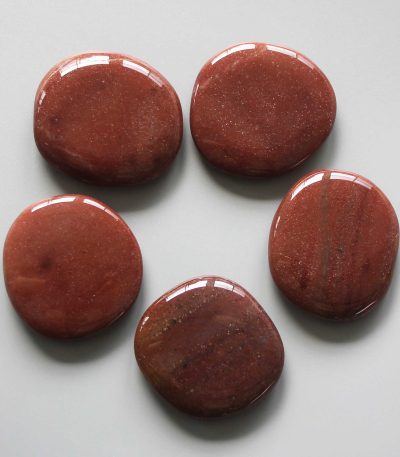 Purple Aventurine Smooth Stone 1.6 inch (0.8-1 x 3.5-4.5cm) A