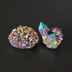 Crystal Laser Deep Rainbow Color Cluster Specimen 0.05-0.5kg/pc A