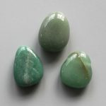 Green Aventurine Tumble Pendant With Cross Hole 2.5mm 0.8-1.2 inch (2.2-3cm) A/B