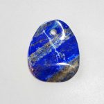 Lapis Lazuli Curve Pendant With Front Hole 1.4-1.8 inch (0.7x3.5-4.5cm) A/A+
