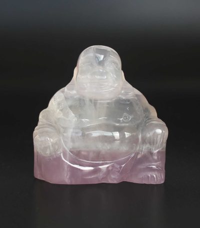 Pink Fluorite Buddha P 2.5 inch （6.3cm） A/A+