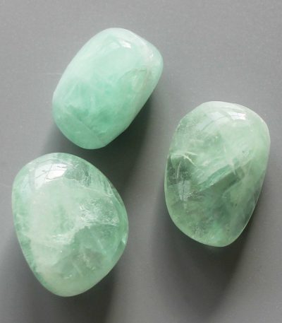 Green Fluorite Tumble Stone 1 inch (2-3cm) B