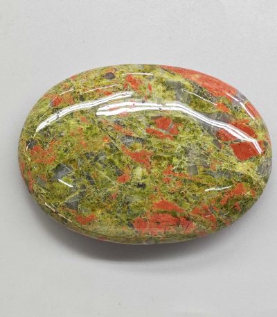 Unakite Soap stone 1.8 inch (1.5 x 3 x 4.5cm) A