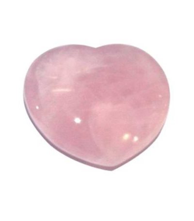 Rose Quartz Chubby Heart 2.4 inch (2.5 x 5 x 6cm) A/A+