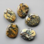 Moss Opalite Smooth Stone 1.6 inch (0.8-1 x 3.5-4.5cm) A