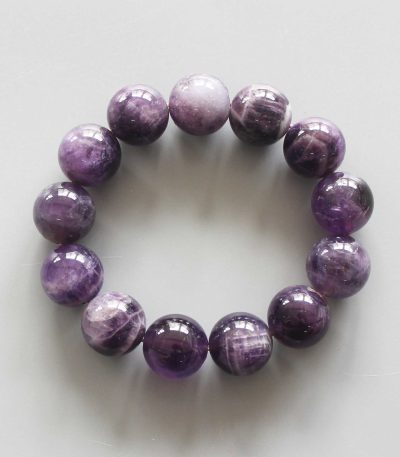 Amethyst Dog Teeth Round Bracelet 18cm 16mm A