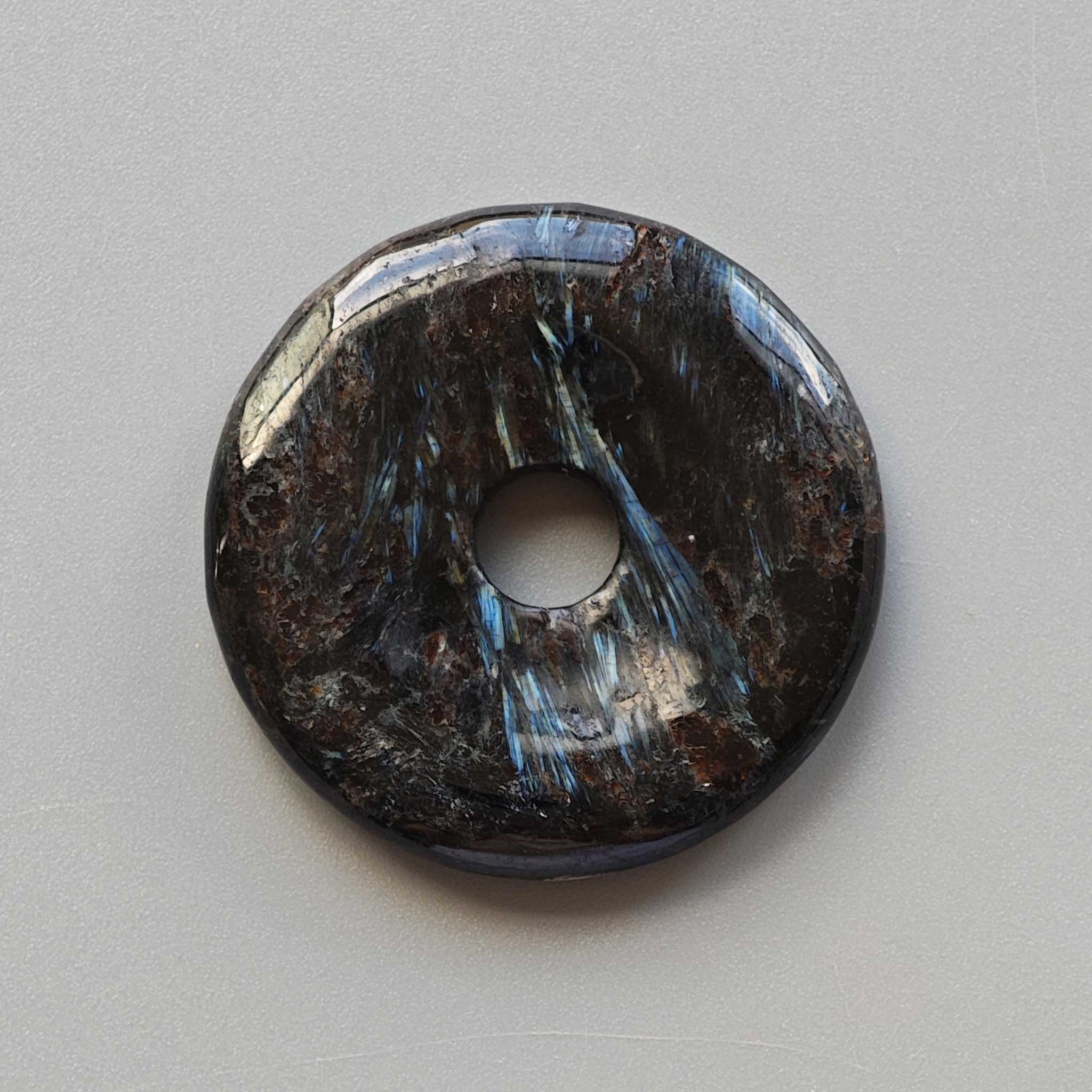 a420148da3d5a5dadc552976ca9a58a2 Arfvedsonite Donut 1.8 inch (0.7 x 4.5cm) A/A+