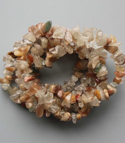 Mix Rutile Quartz Chips Bracelet 4/8mm A/A-