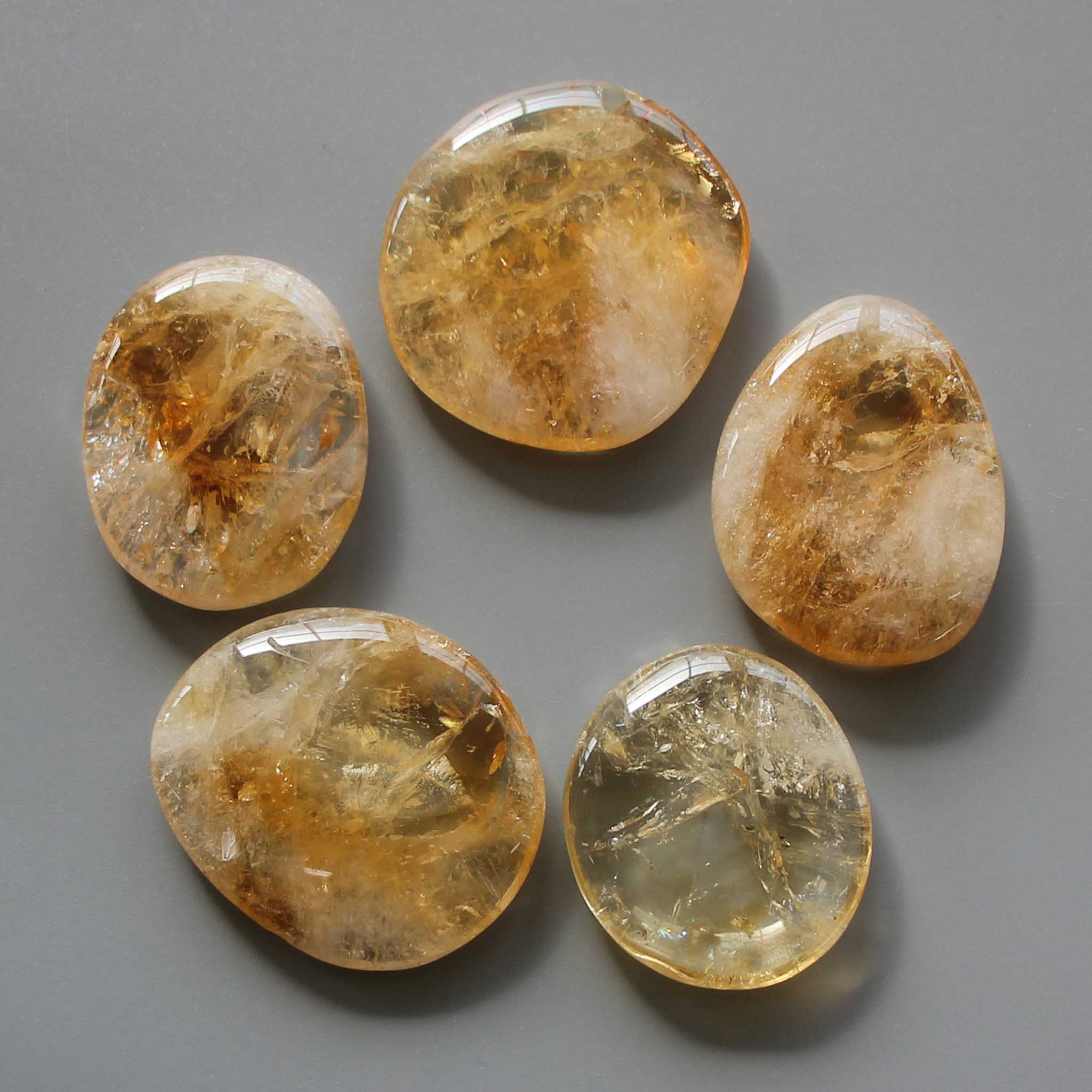 a87d7ae01a70c5a3e5f4bd2552724be4 Citrine Smooth Stone 1.6 inch (0.8-1 x 3.5-4.5cm) A/A+