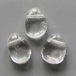 Crystal Tumble Pendant With Cross Hole 2.5mm 0.8-1.2 inch (2.2-3cm) A+/AA