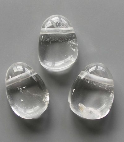 Crystal Tumble Pendant With Cross Hole 2.5mm 0.8-1.2 inch (2.2-3cm) A+/AA