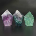 Rainbow Fluorite Flat Bottom Freeform Point 1.2-1.6 inch（3-4.5cm) A/A+
