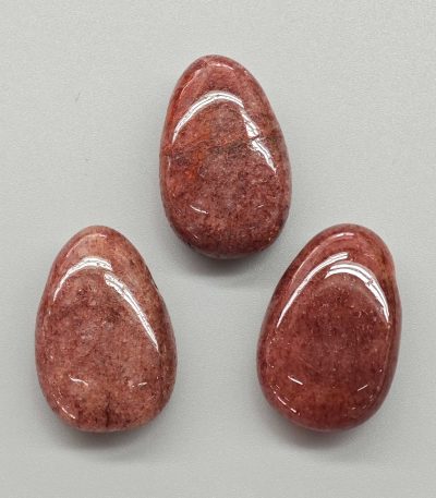 Muscovite Ca Tumble Pendant With Cross Hole 2.5mm 0.8-1.2 inch (2.2-3cm) A