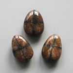 Chiastolite Tumble Pendant With Cross Hole 2.5mm 0.8-1.2 inch (2.2-3cm) A