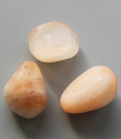 Selenite Red Tumble Stone 1 inch (2-3cm) B