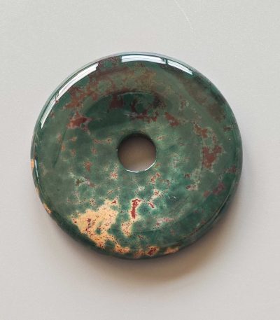Blood Jasper Donut 1.6 inch (0.7 x 4cm) A/A+